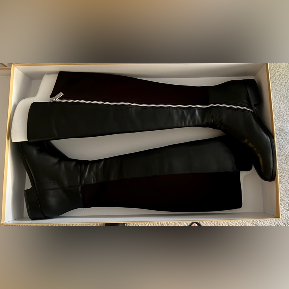 BRAND NEW Michael Kors Women's Bromley Leather Riding Boots